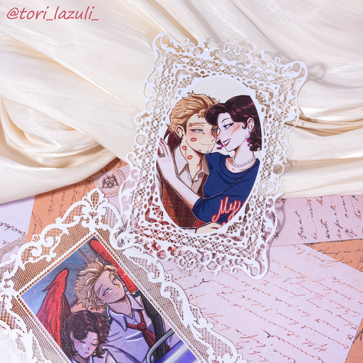 Custom Hollowed-Out Lace Postcards