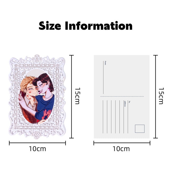 Custom Hollowed-Out Lace Postcards