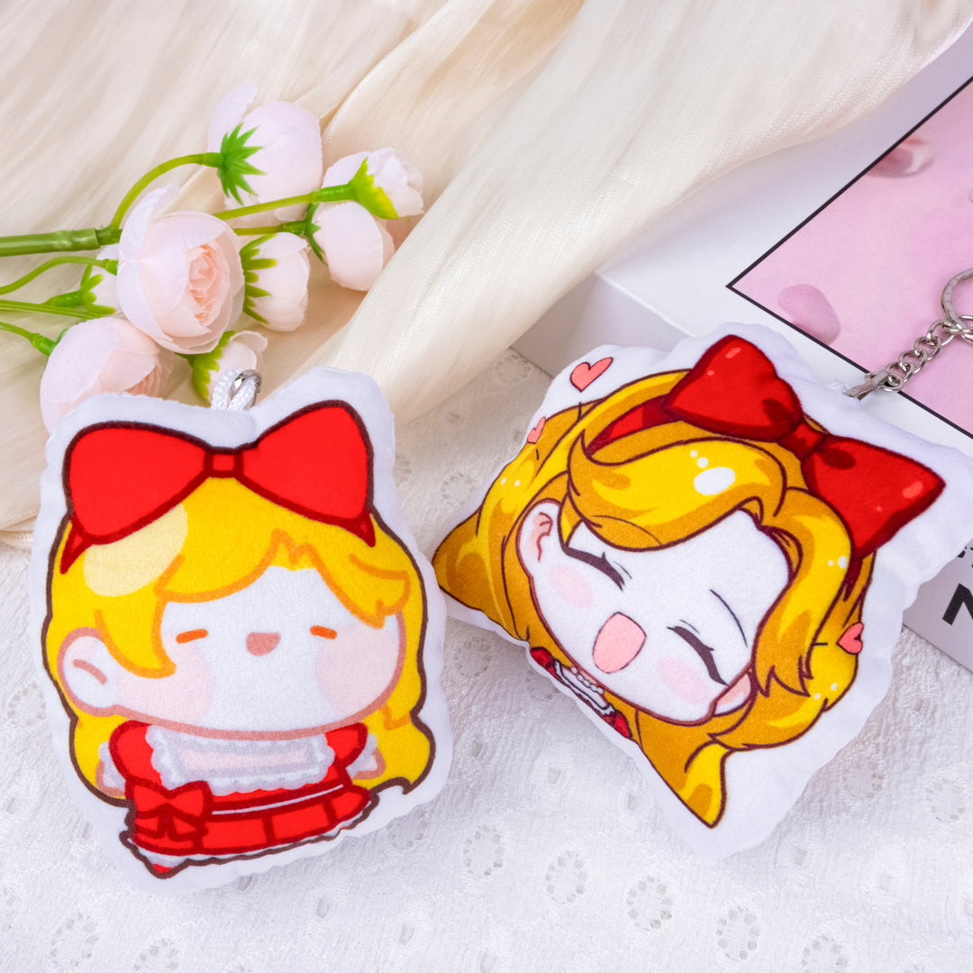 Dakimakura pillow keychain
