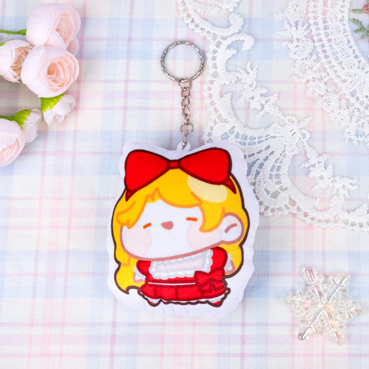 Dakimakura pillow keychain