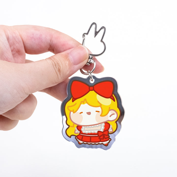Custom Mirror Acrylic Keychain
