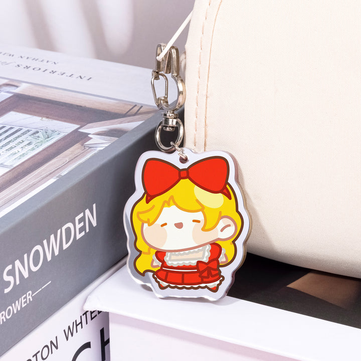 Custom Mirror Acrylic Keychain