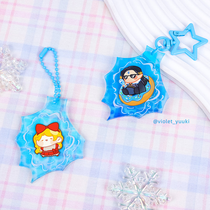 Custom Water Pool Acrylic Charm