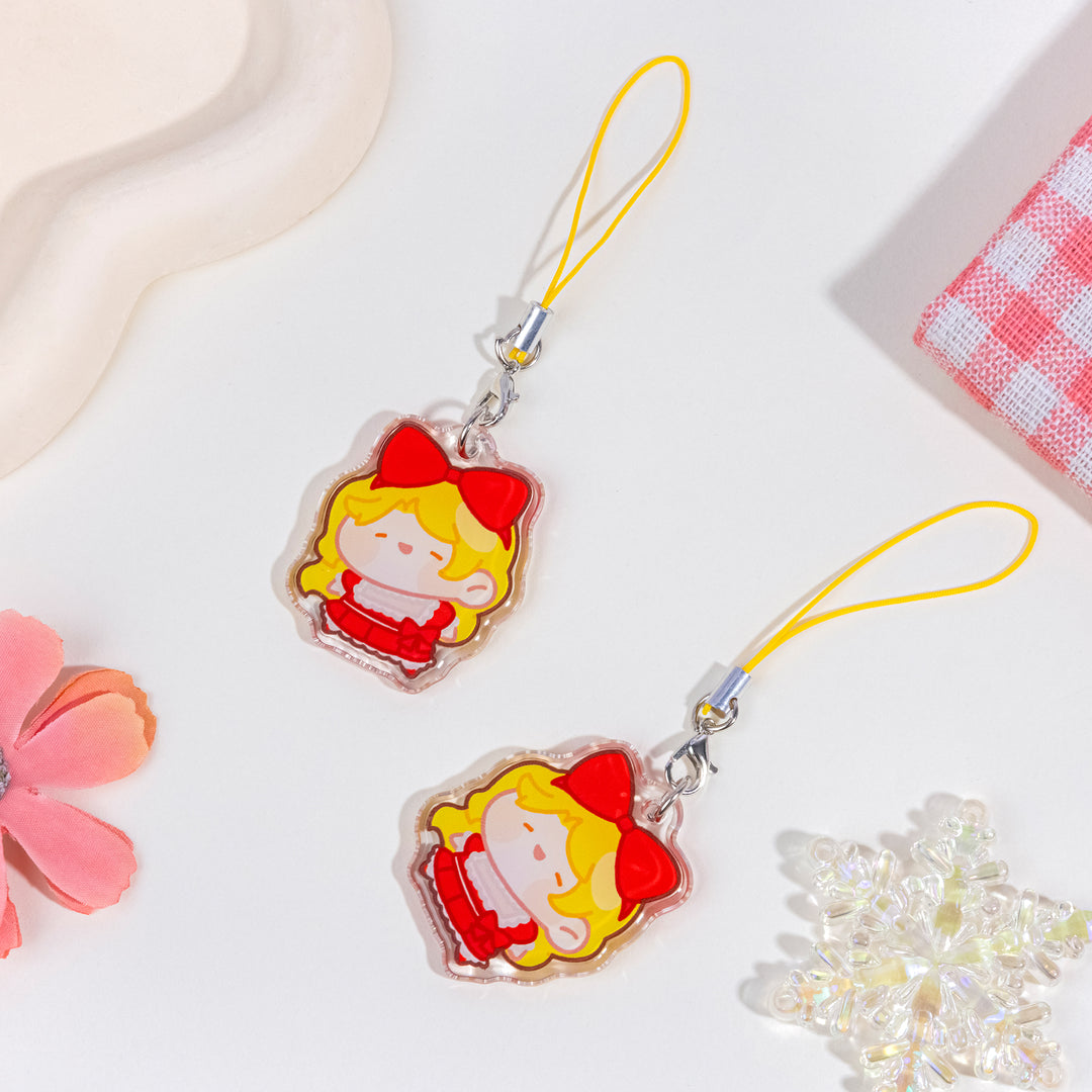 Custom Crystal Acrylic Phone Charms