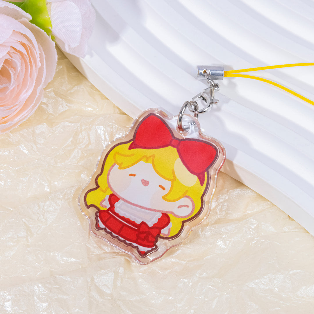 Custom Crystal Acrylic Phone Charms