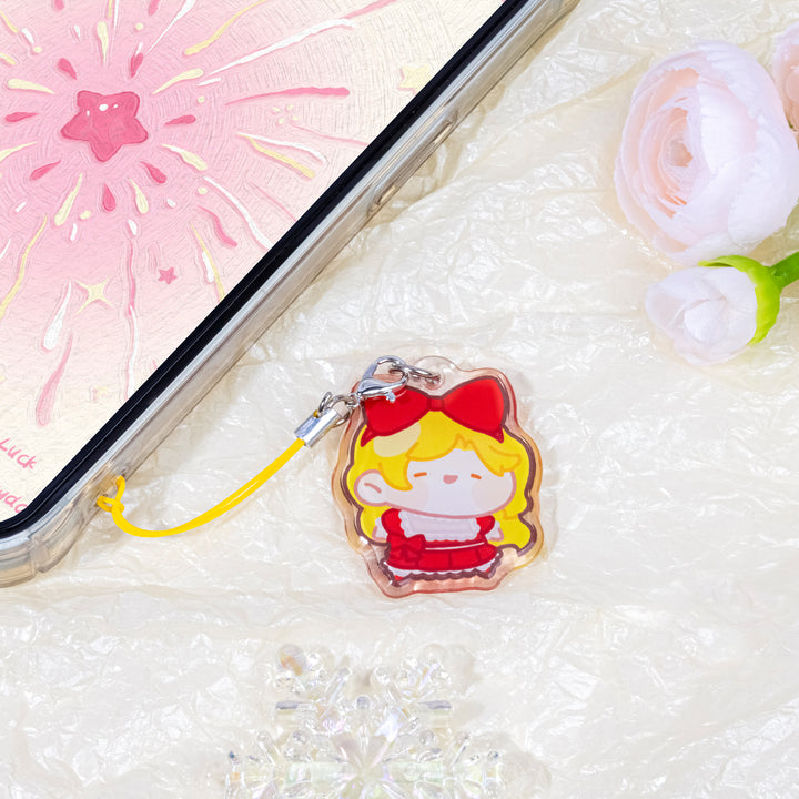 Custom Crystal Acrylic Phone Charms