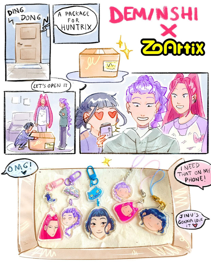 K-pop Demon Hunters Keychains