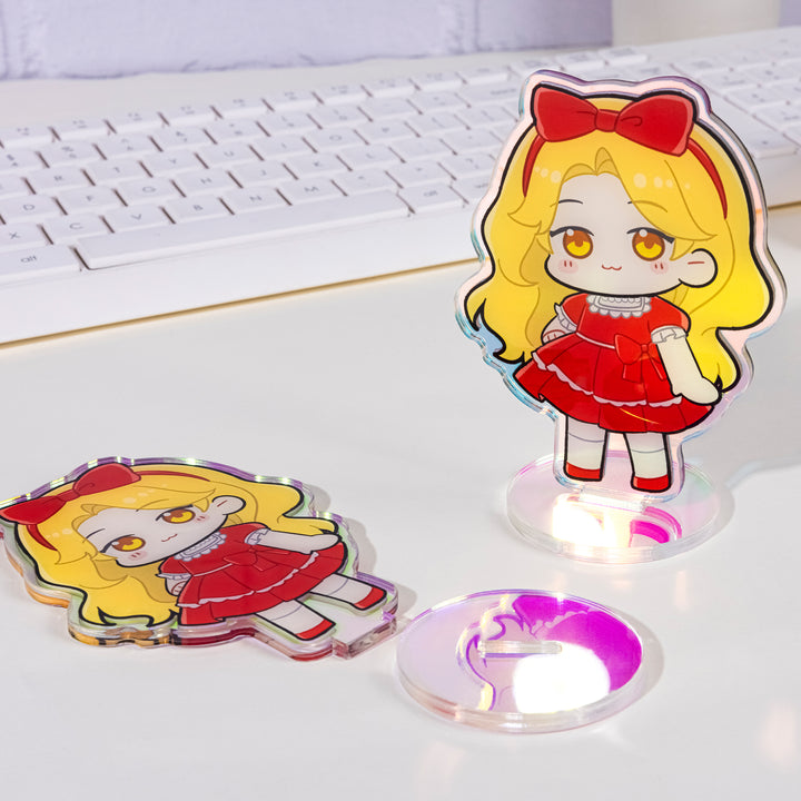 Standees de acrílico arcoíris personalizados 