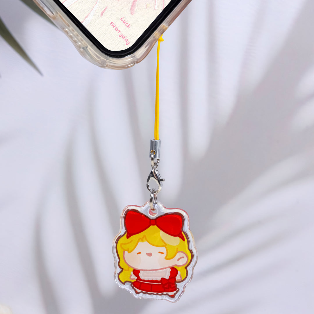 Custom Crystal Acrylic Phone Charms