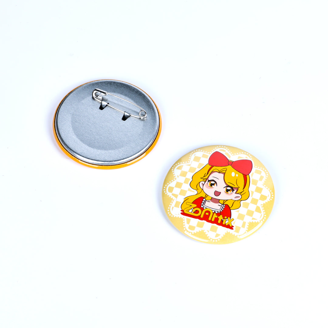 Custom Round Button Pins