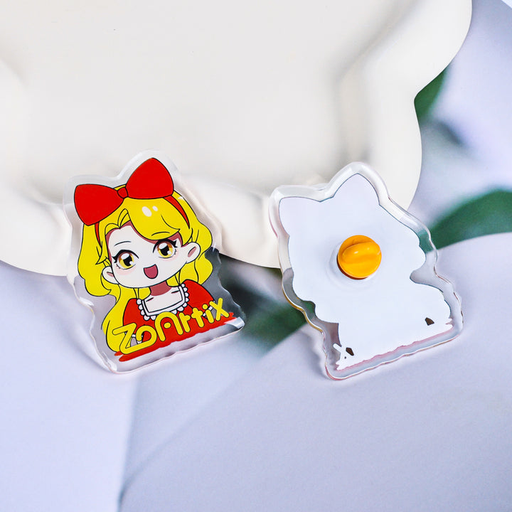 Custom Clear Acrylic Pins