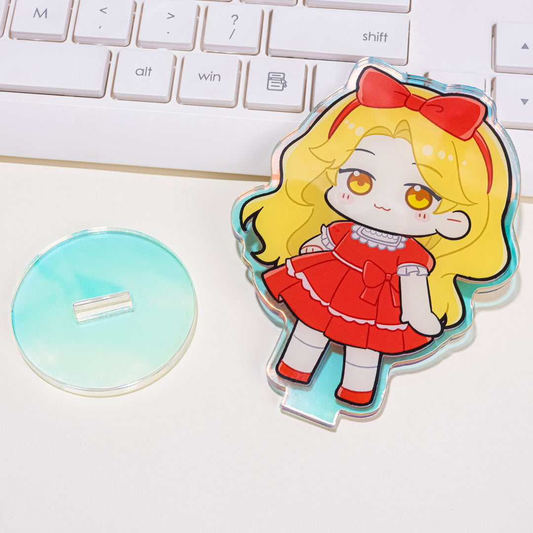 Standees de acrílico arcoíris personalizados 