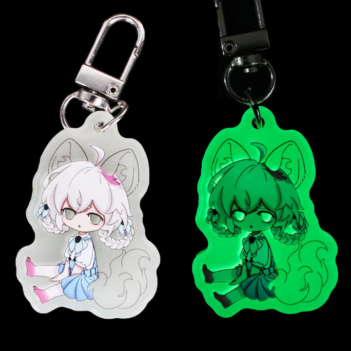 Custom Glow In The Dark Acrylic Keychains