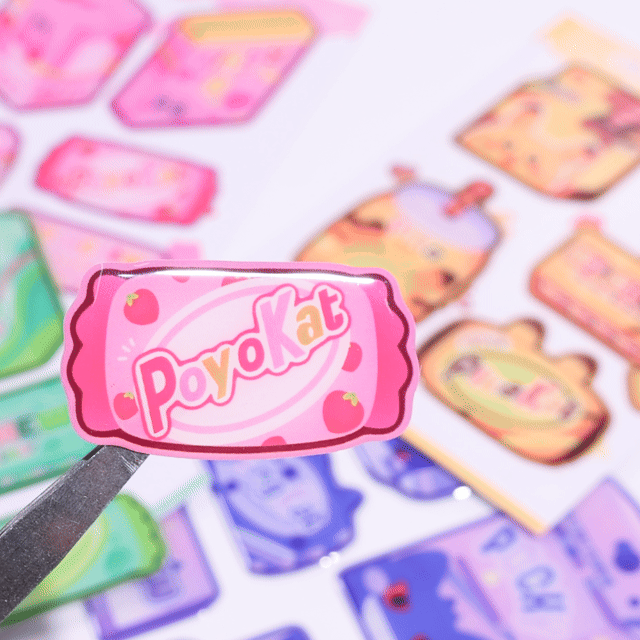 Custom 3D Puffy Sticker Sheets