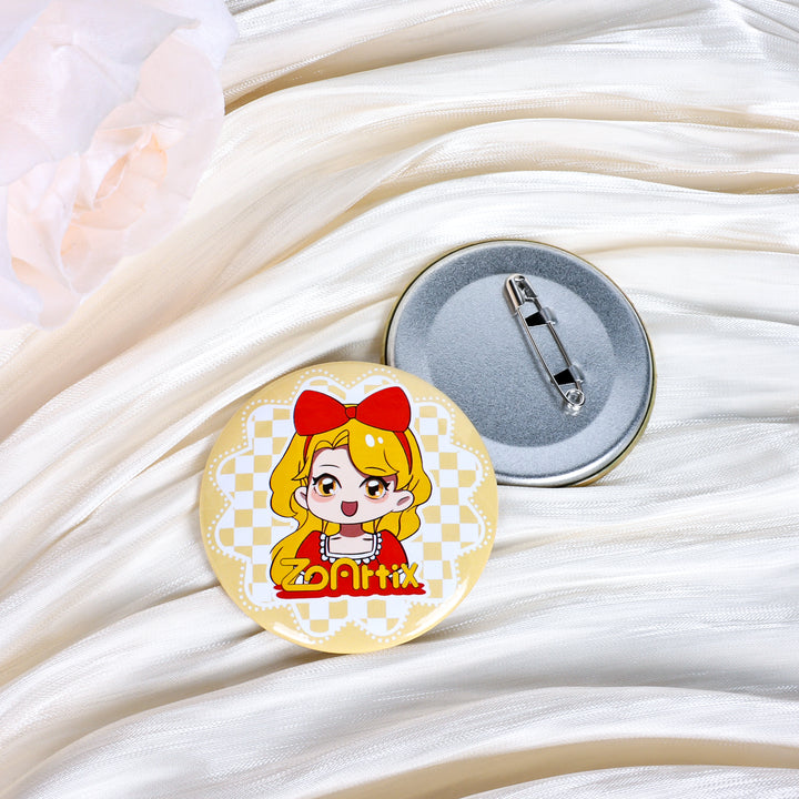 Custom Round Button Pins