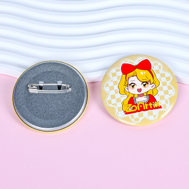 Custom Round Button Pins