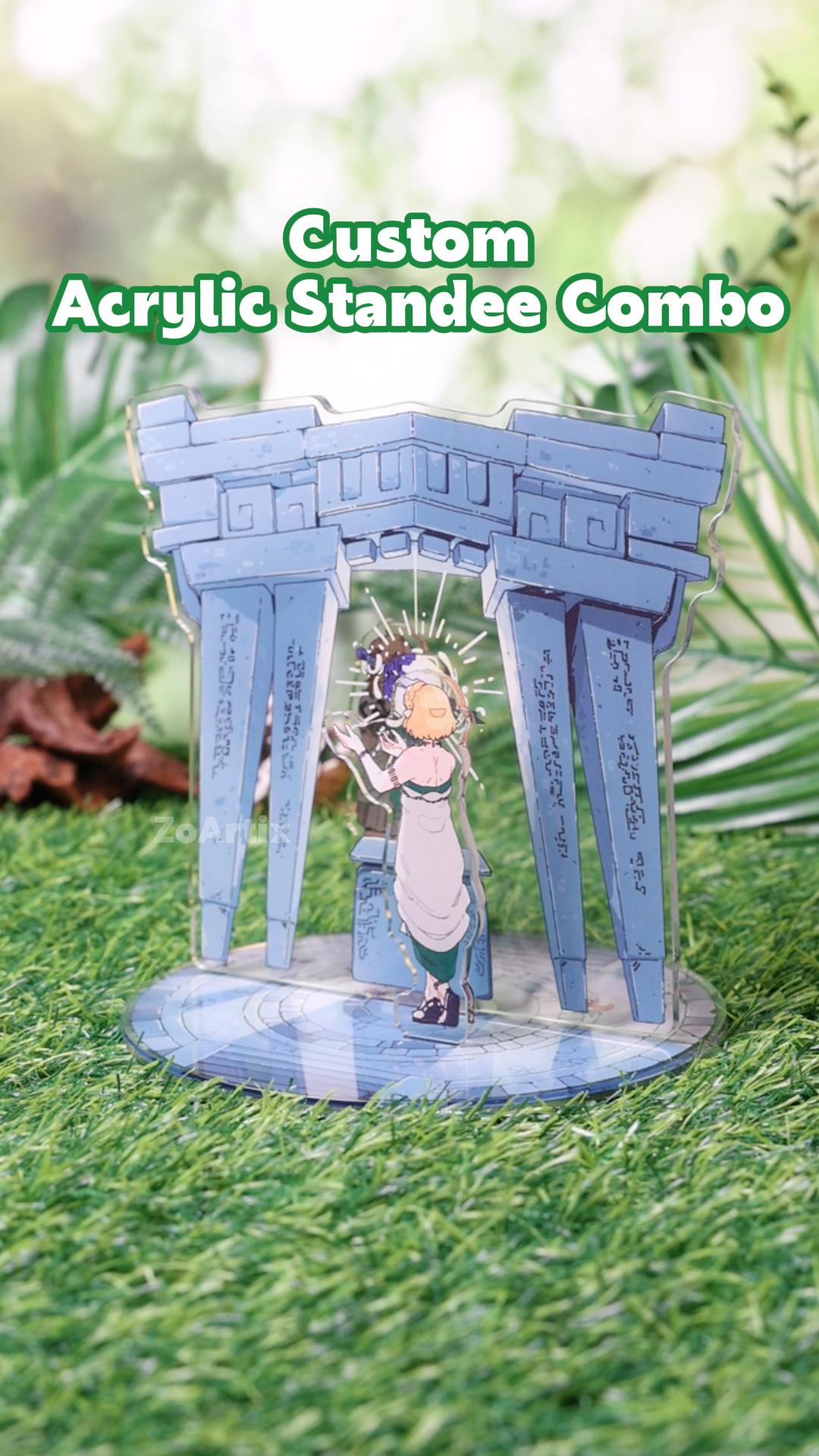 Combo de stand de acrílico personalizado