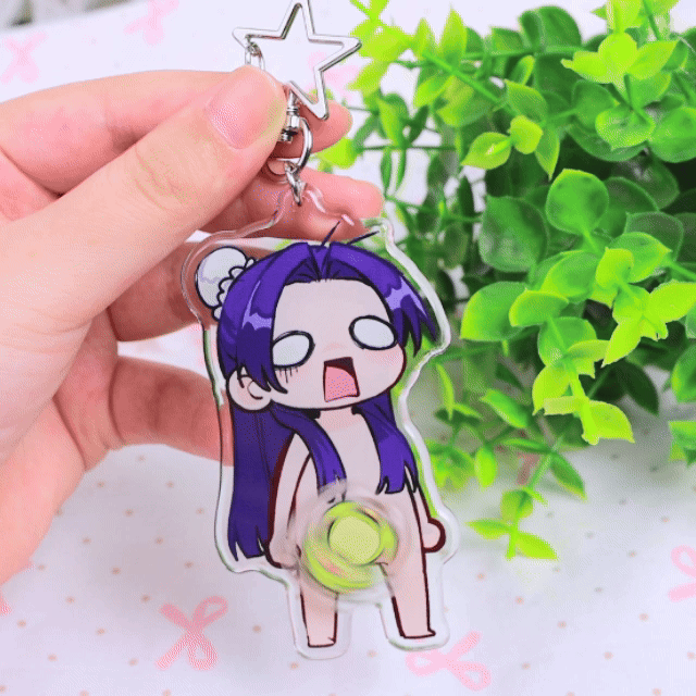 Cute Purple Wig Gif PNG Tuber Soft Touch Avatar With Purple Hair
