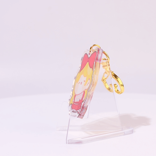 맞춤형 홀로그램 하트 아크릴 키링