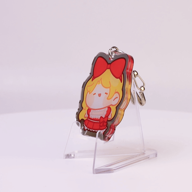 Custom Mirror Acrylic Keychain