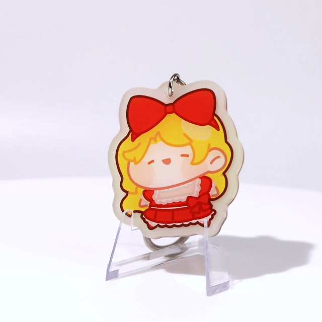 Custom Glow In The Dark Acrylic Keychains