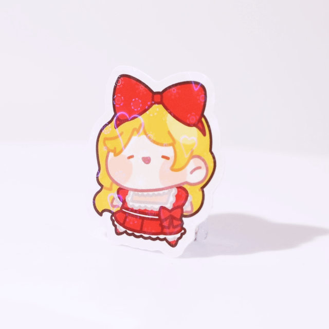 Custom Vinyl Holographic Sticker