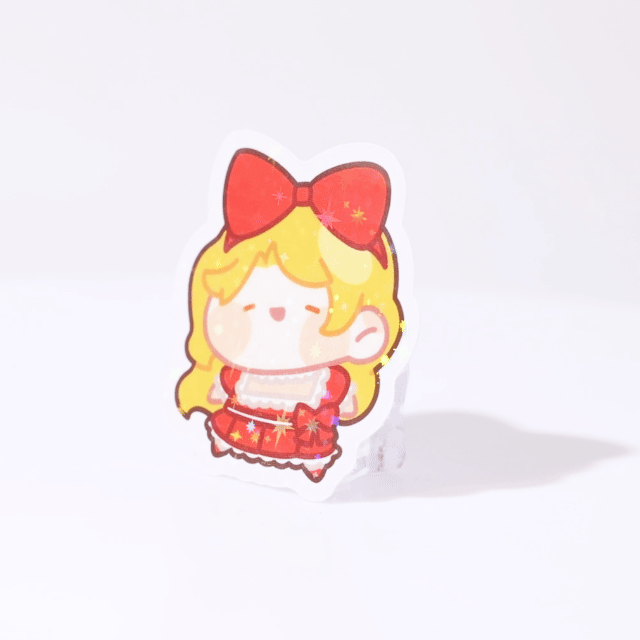 Custom Vinyl Holographic Sticker