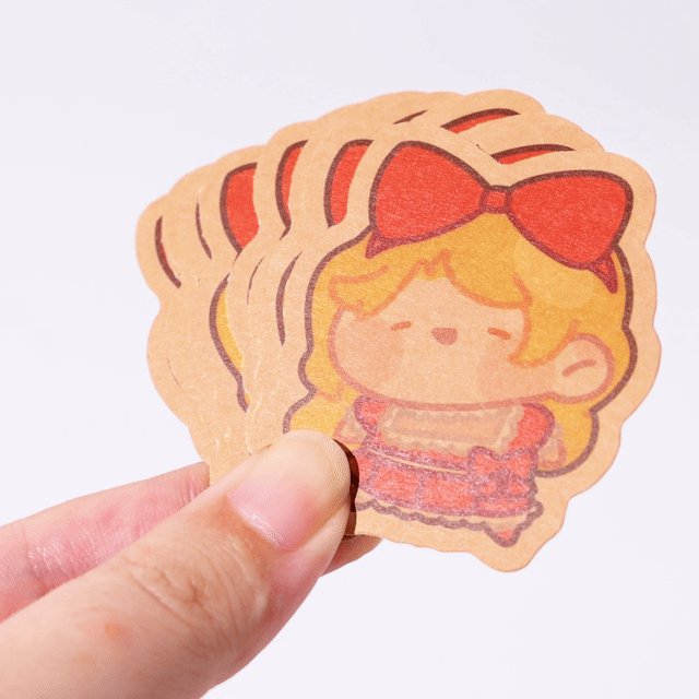 Custom Kraft Paper Stickers
