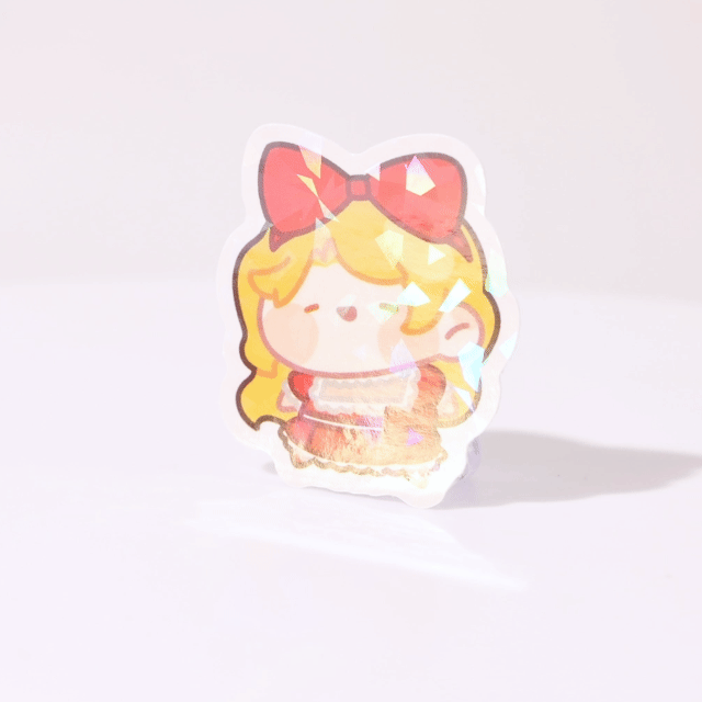 Custom Vinyl Holographic Sticker
