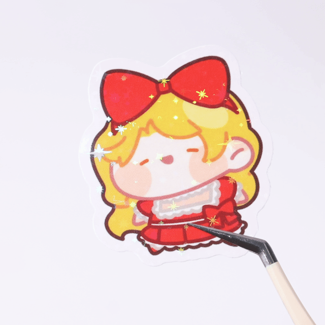 Custom Vinyl Holographic Sticker