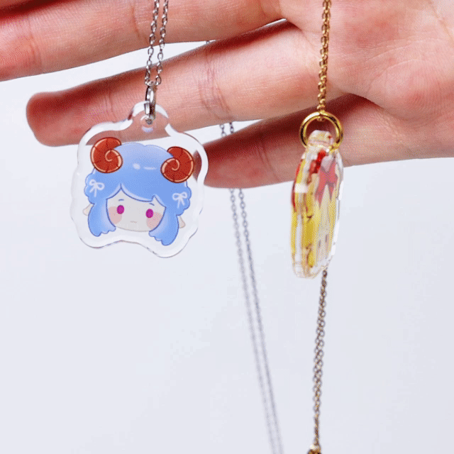 Custom Acrylic Charm Necklace - ZoArtix