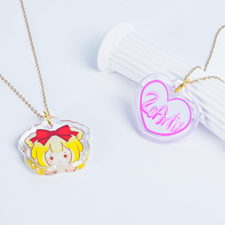 Custom Acrylic Charm Necklace - ZoArtix