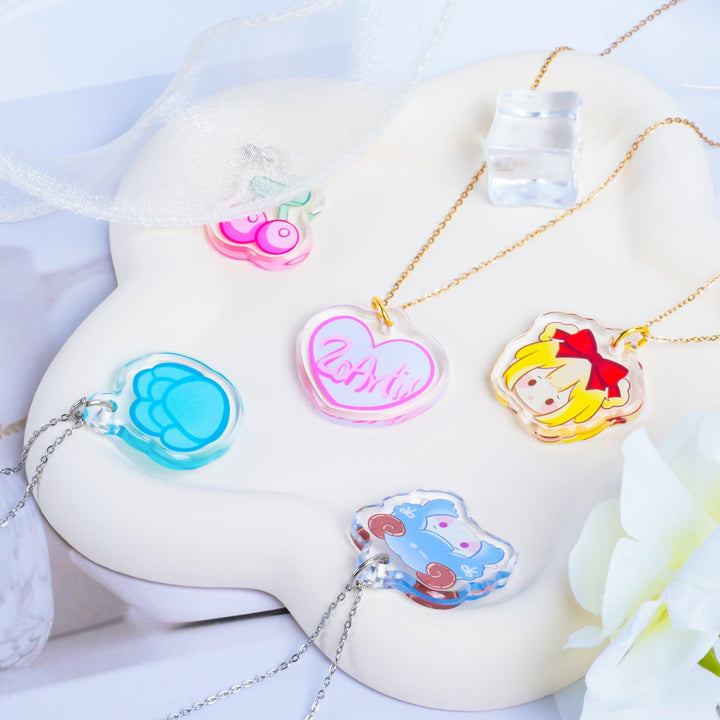Custom Acrylic Charm Necklace - ZoArtix