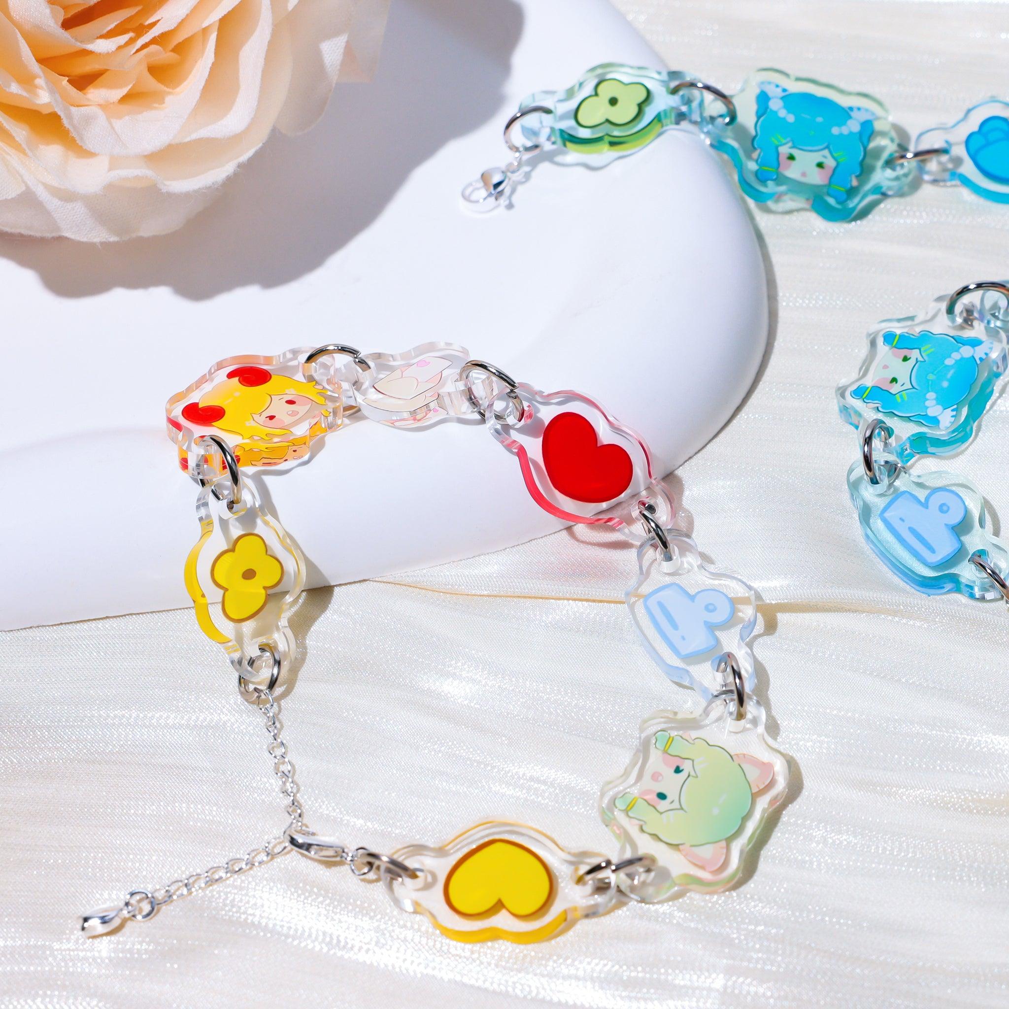 Custom Acrylic Charms Bracelet - ZoArtix Manufacturer