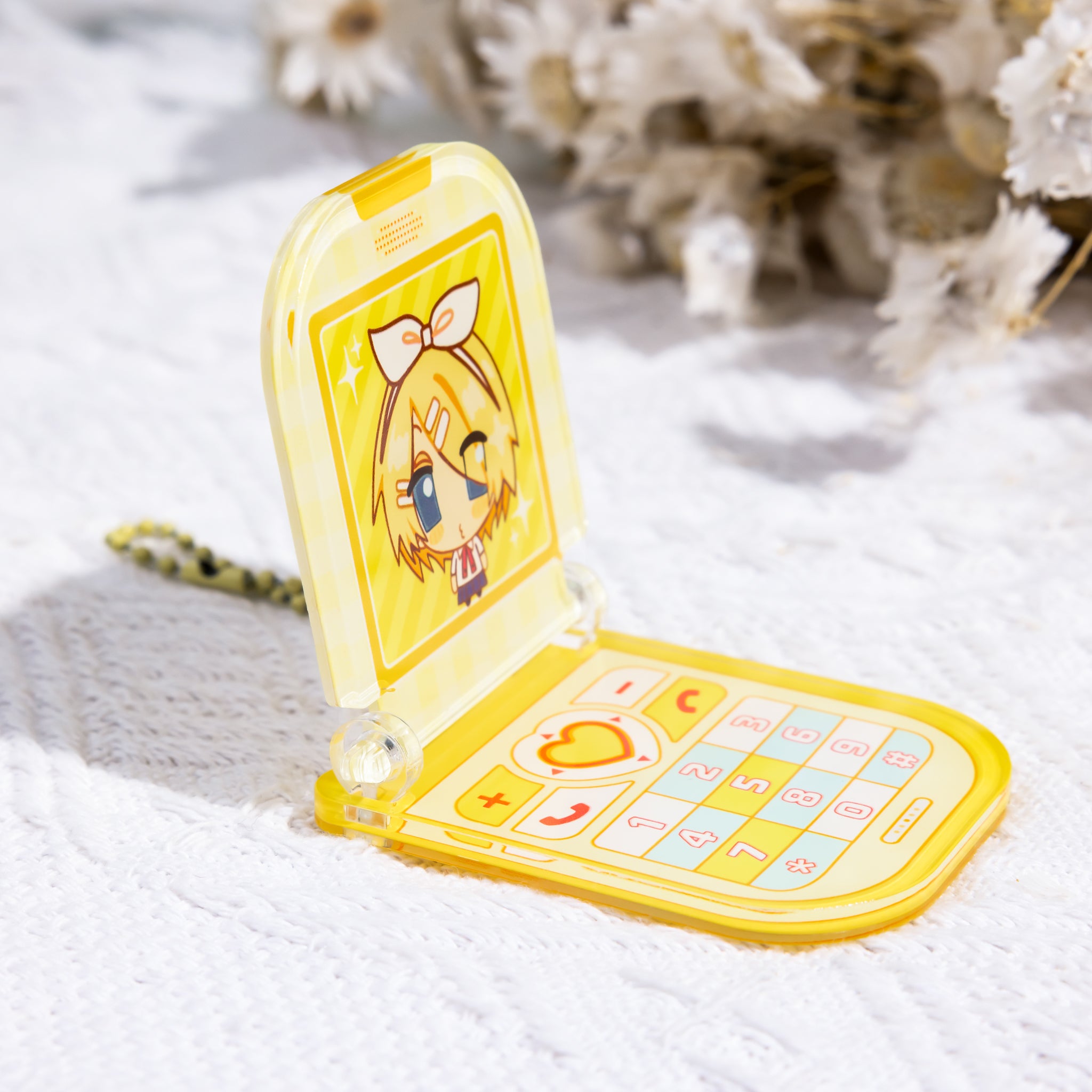 Custom Acrylic Flip Phone Keychains - ZoArtix