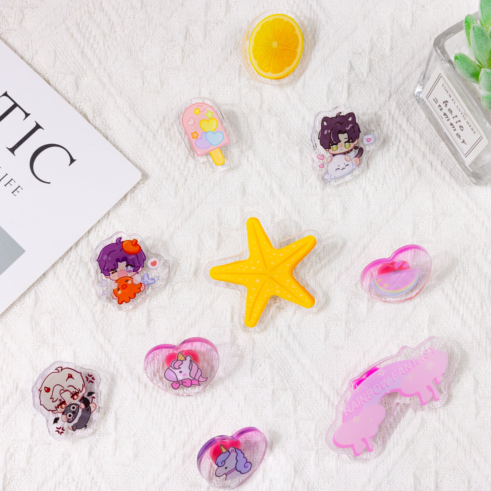 Custom Acrylic Pins - ZoArtix