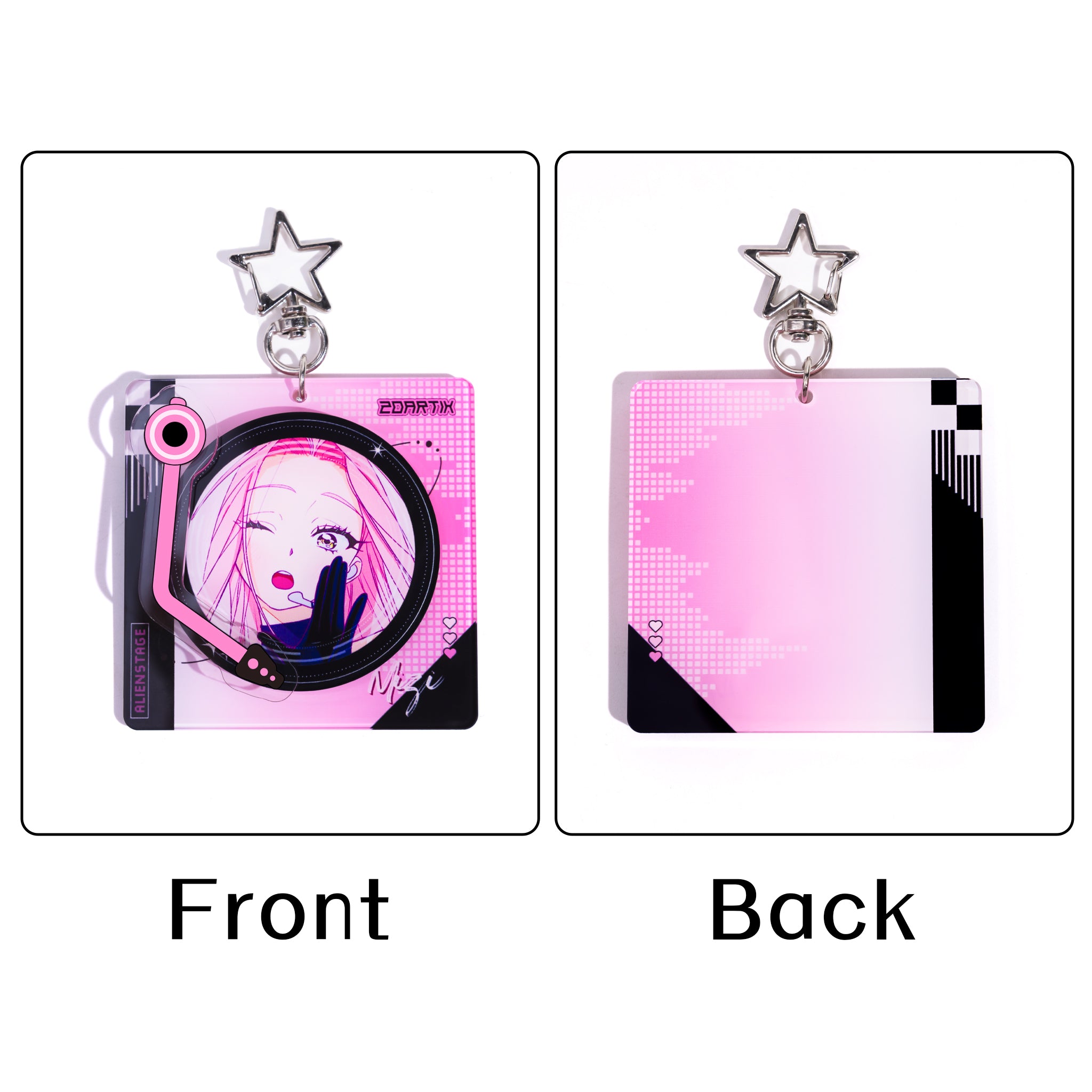 Custom Acrylic Spinning CD Charms - ZoArtix