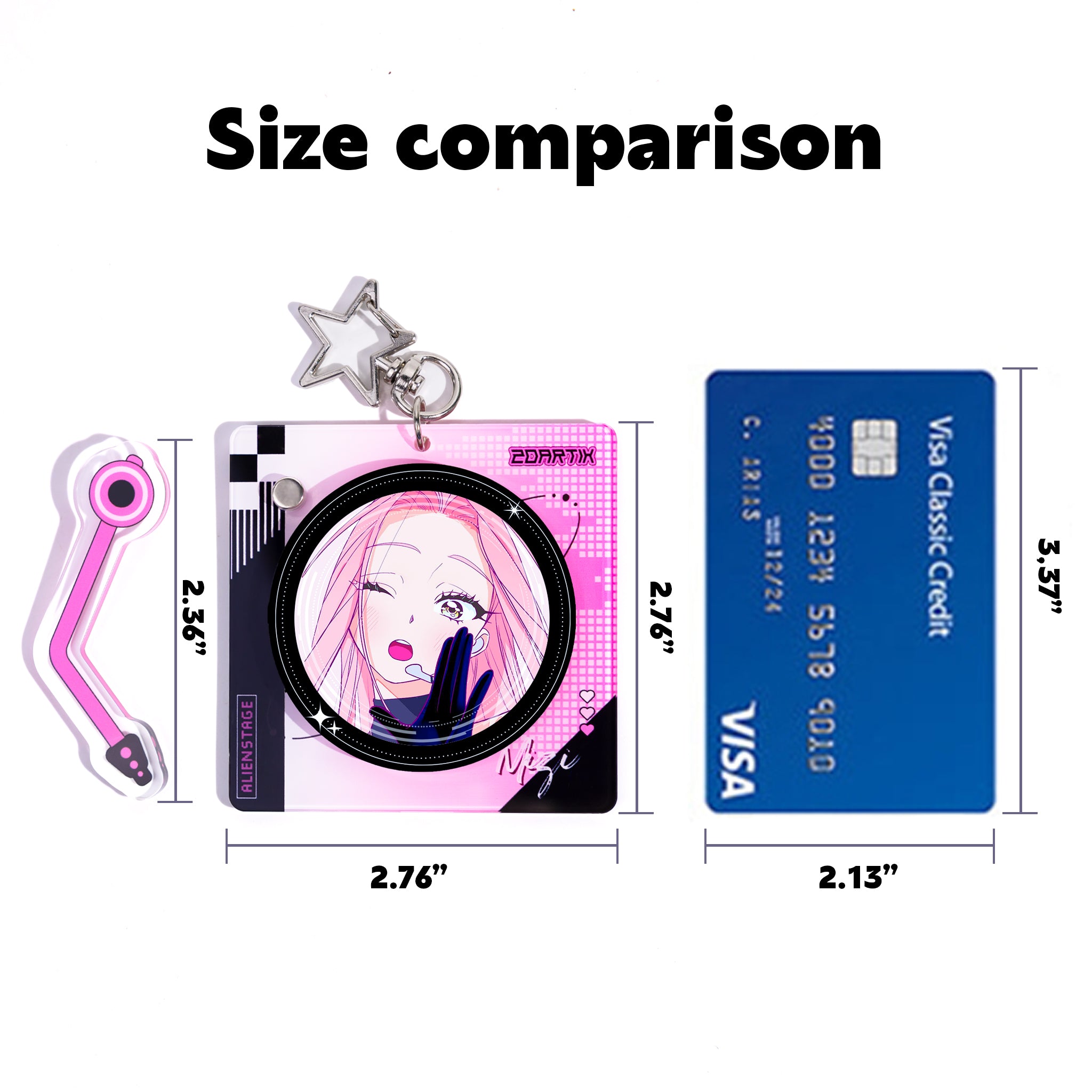 Custom Acrylic Spinning CD Charms - ZoArtix