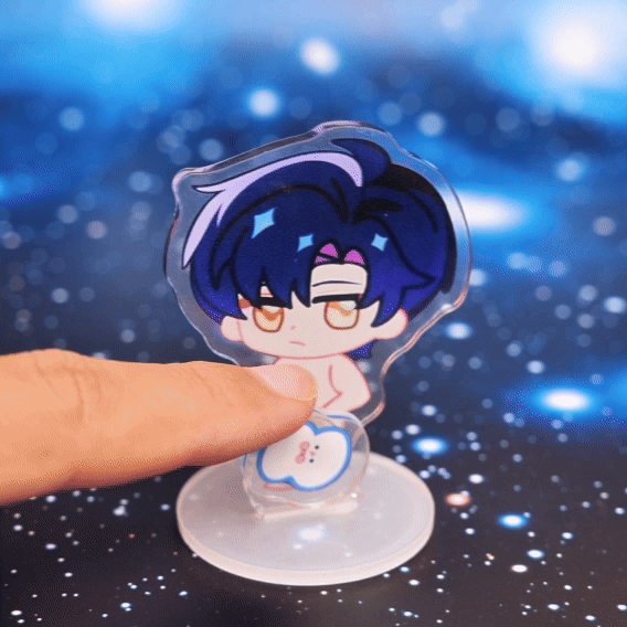 Custom Acrylic Spinning Standee - ZoArtix
