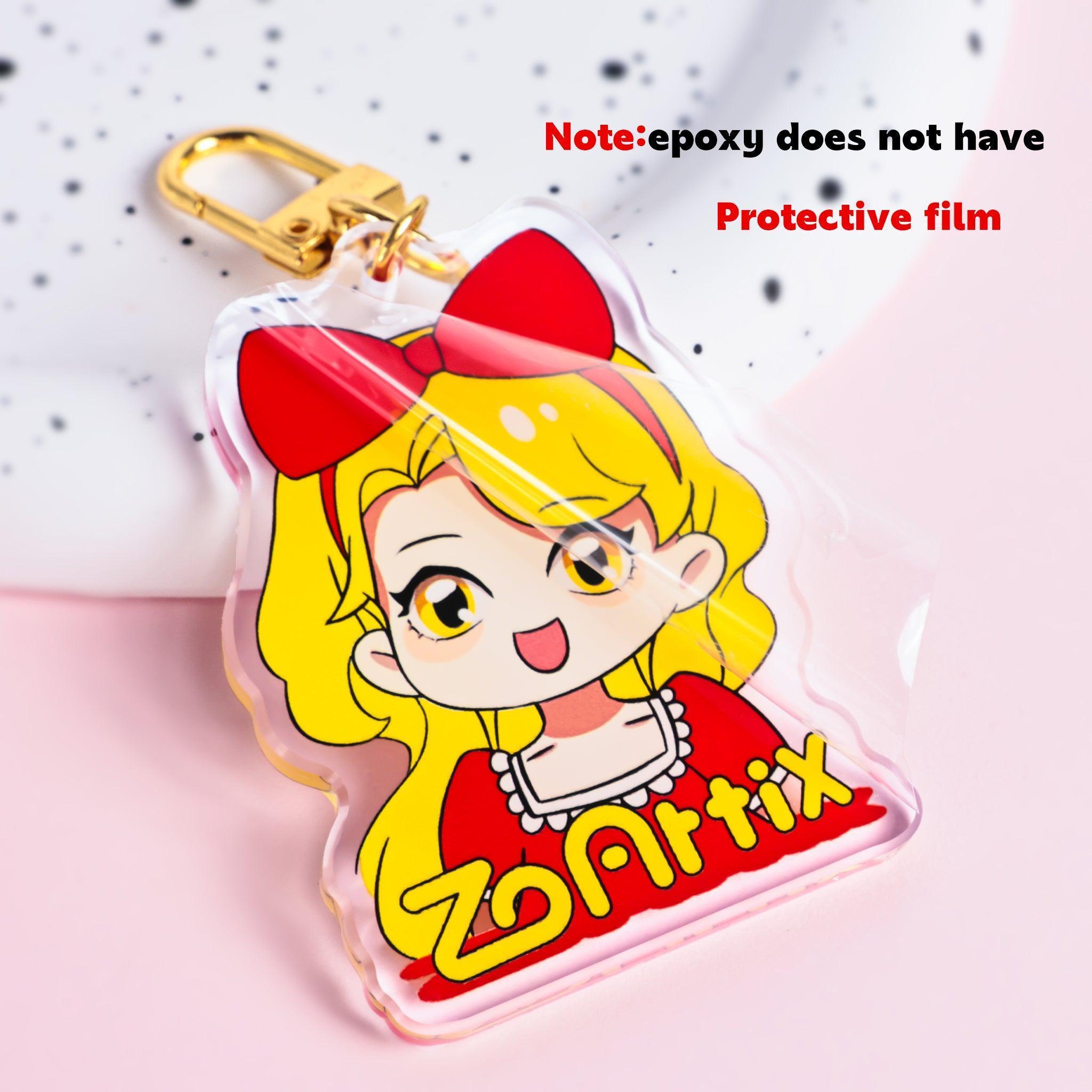 Custom Clear Acrylic Keychains - ZoArtix