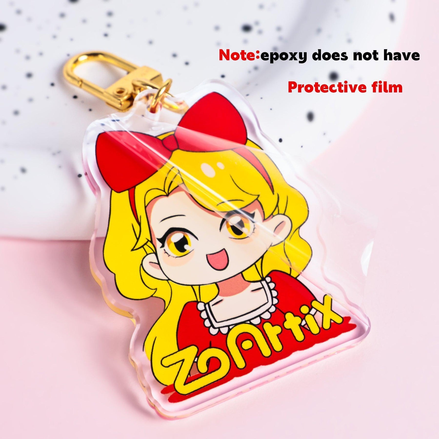 Custom Clear Acrylic Keychains - ZoArtix