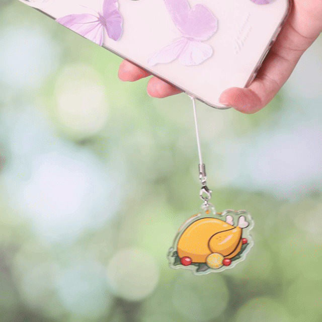 Custom Crystal Acrylic Phone Charms - ZoArtix