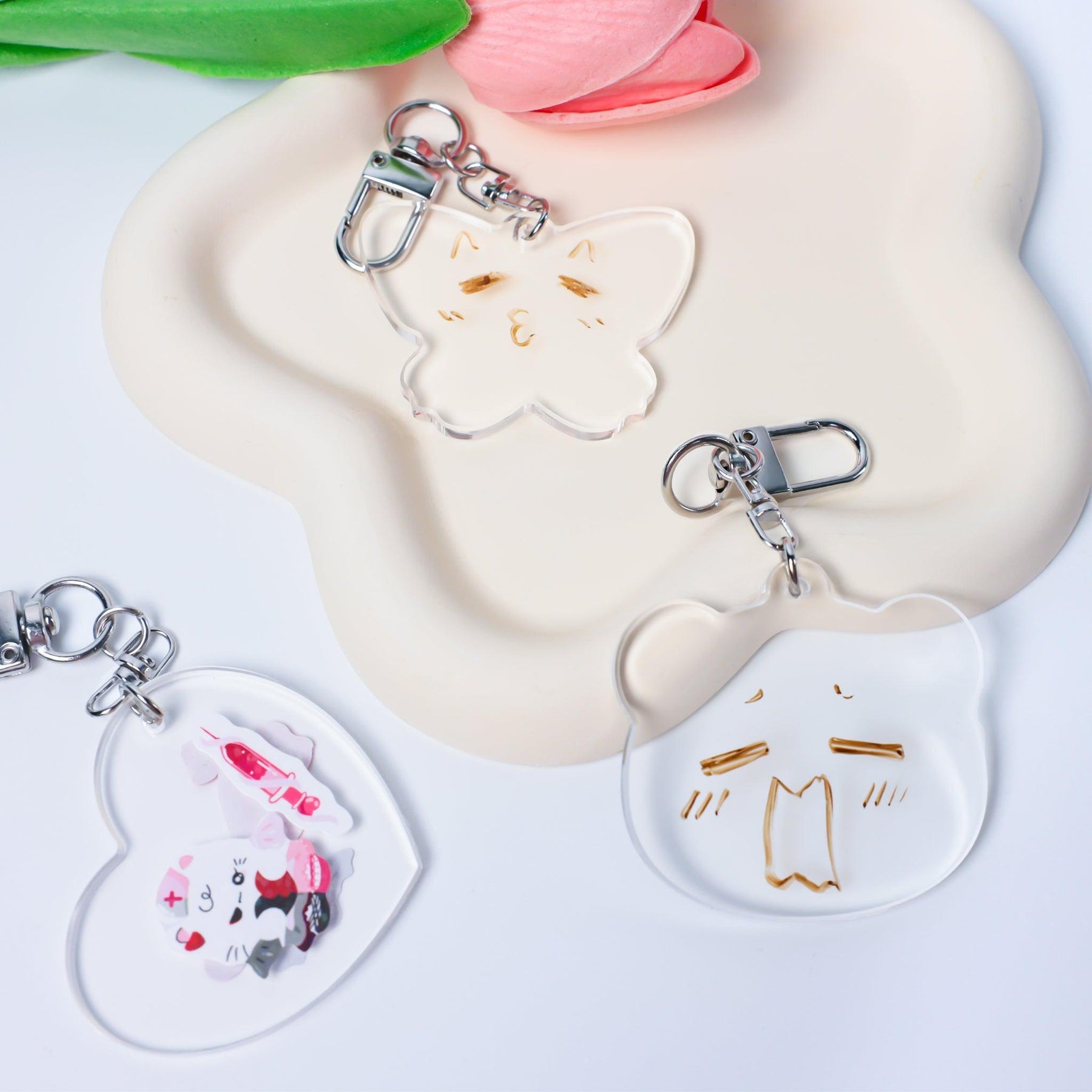 Custom DIY Clear Acrylic Keychains - ZoArtix