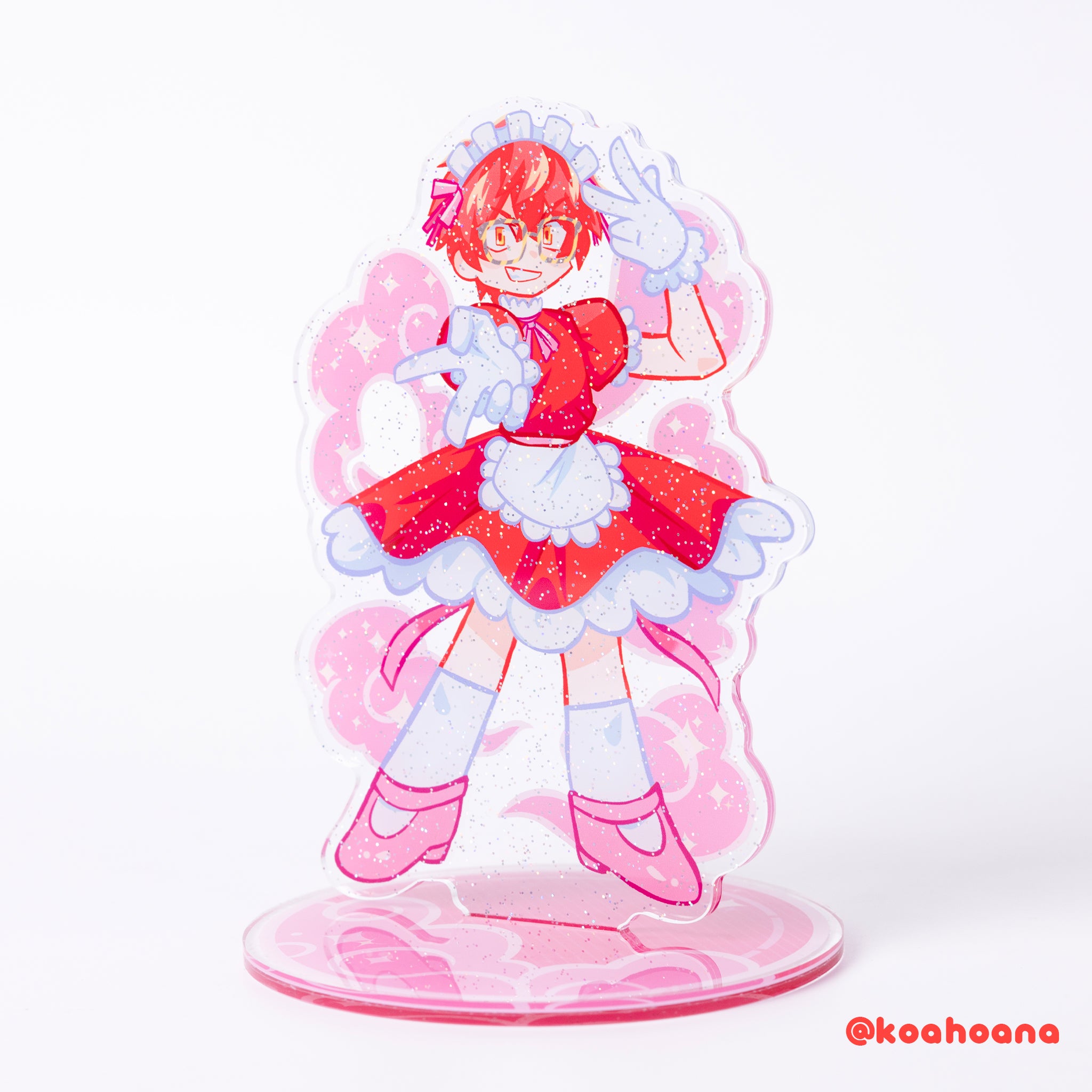 Custom Glitter Acrylic Standees - ZoArtix