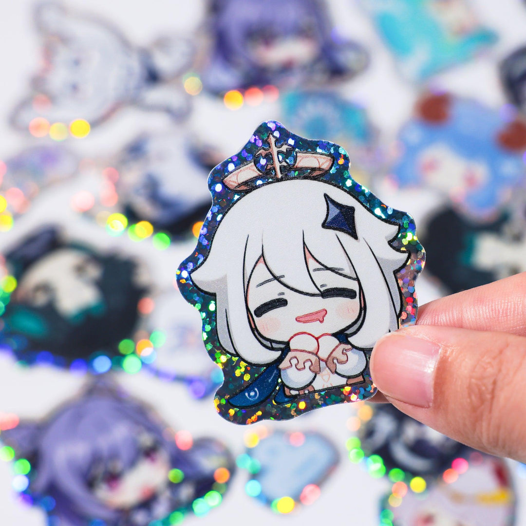 Custom Glitter Stickers - ZoArtix