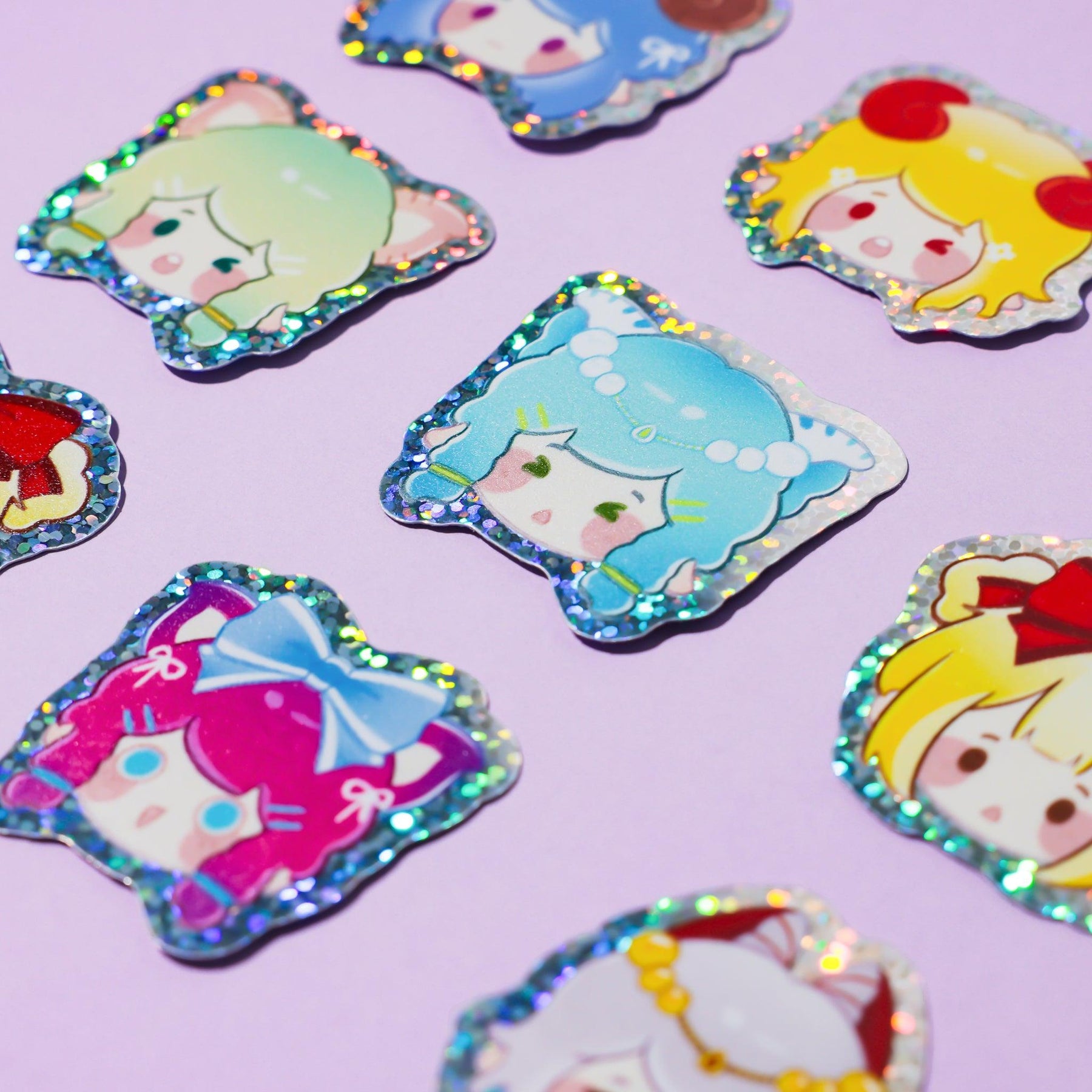 Glitary Sticker Custom Glitter Stickers – ZoArtix