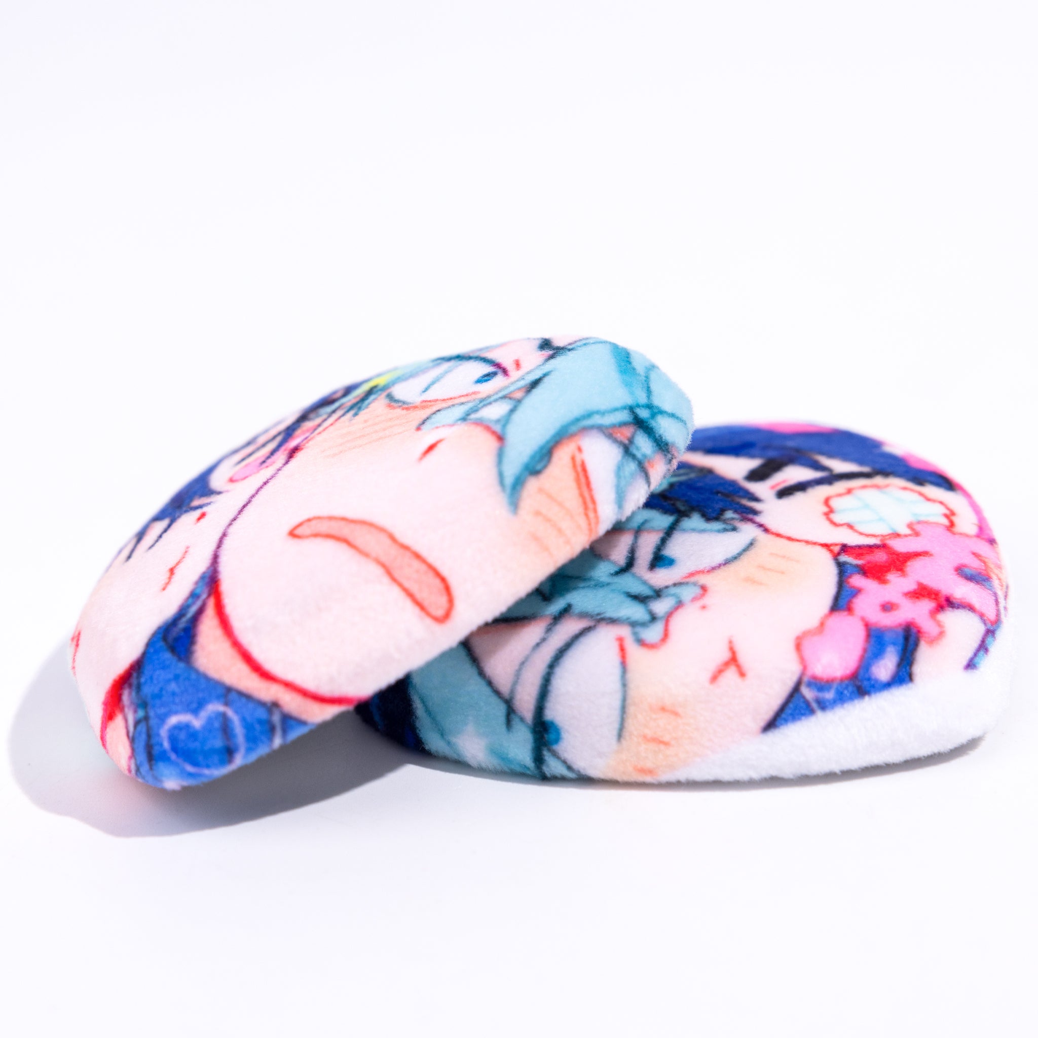 Custom Heart Shape Plush Badge - ZoArtix