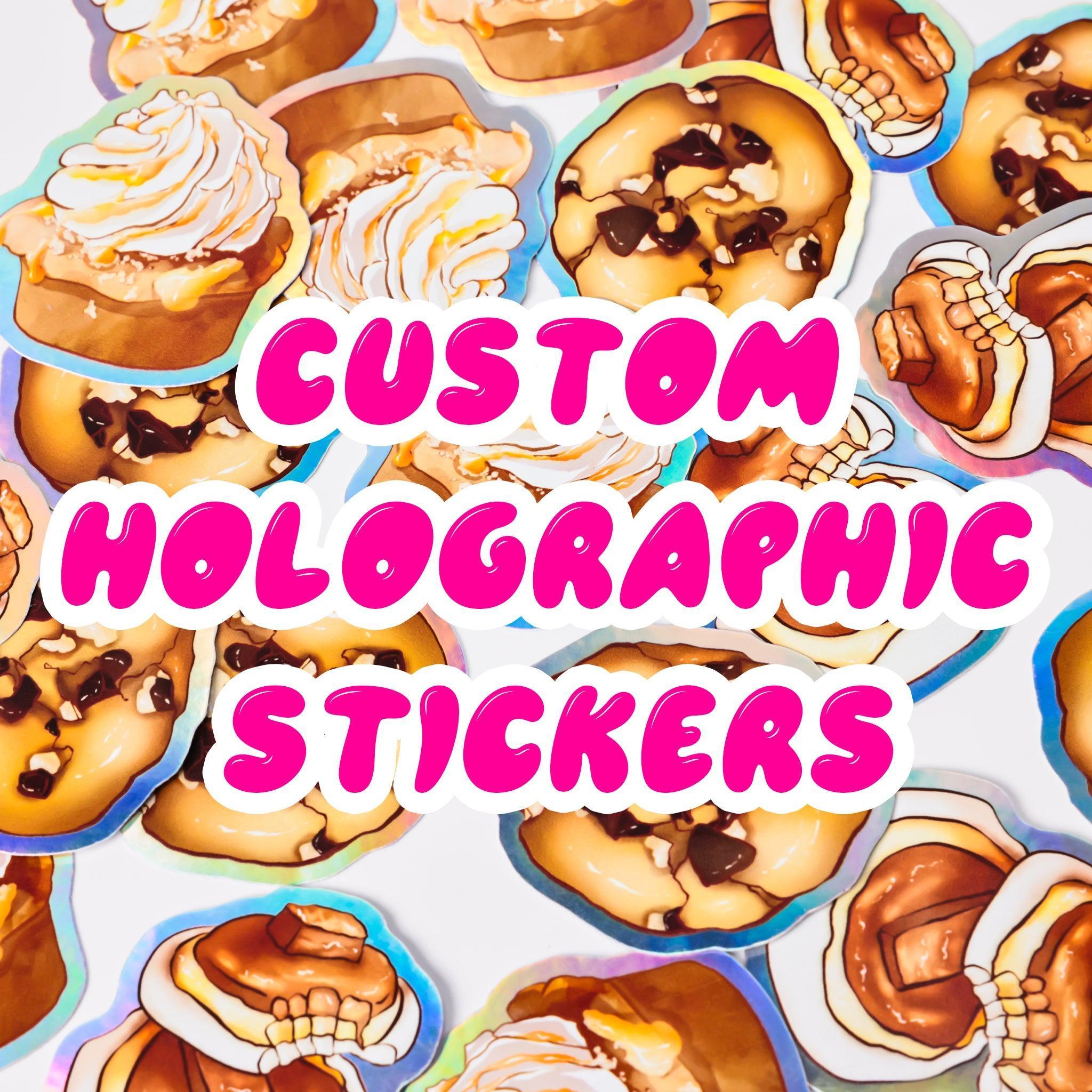 Custom Holographic Border Stickers - ZoArtix