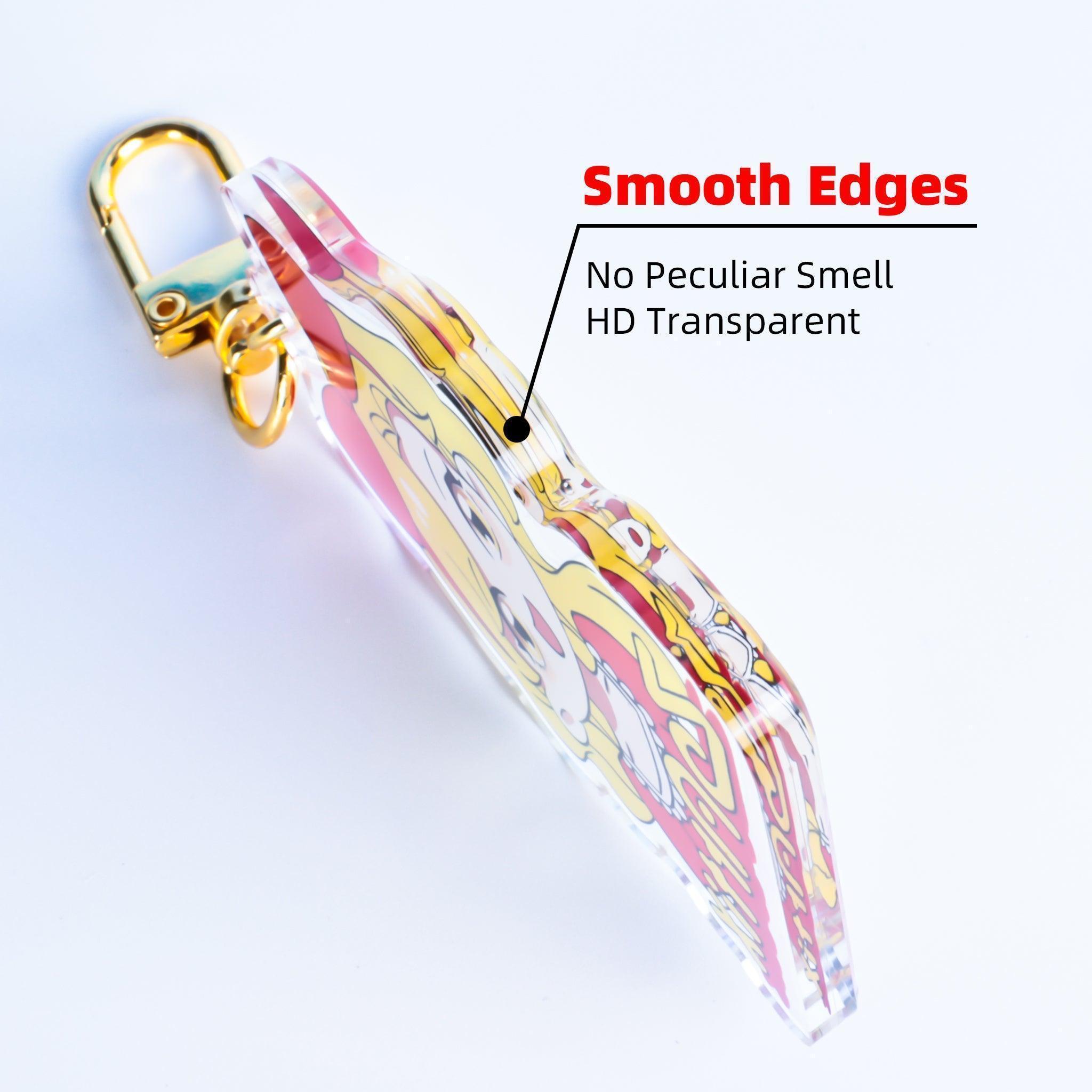 Custom Clear Acrylic Keychains - ZoArtix