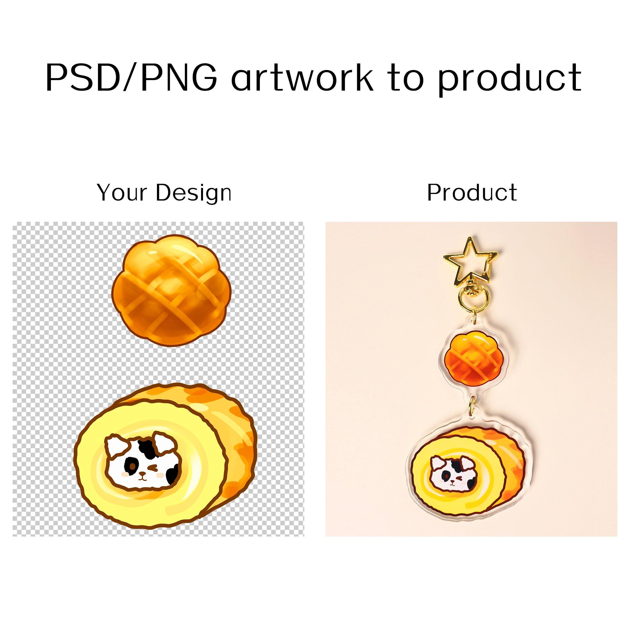 Custom Linked Acrylic Keychains - ZoArtix